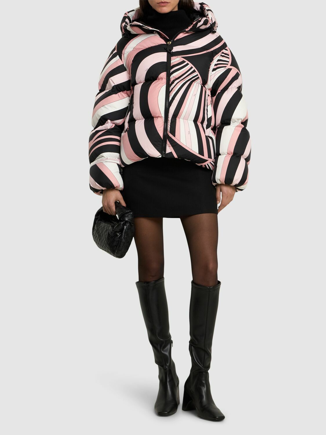 PUCCI Printed Nylon Down Jacket Emilio Pucci