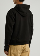 Club 1984 Art District Hooded Cotton Sweatshirt Black
