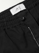 Mr P. - Straight-Leg Cotton-Twill Shorts - Black