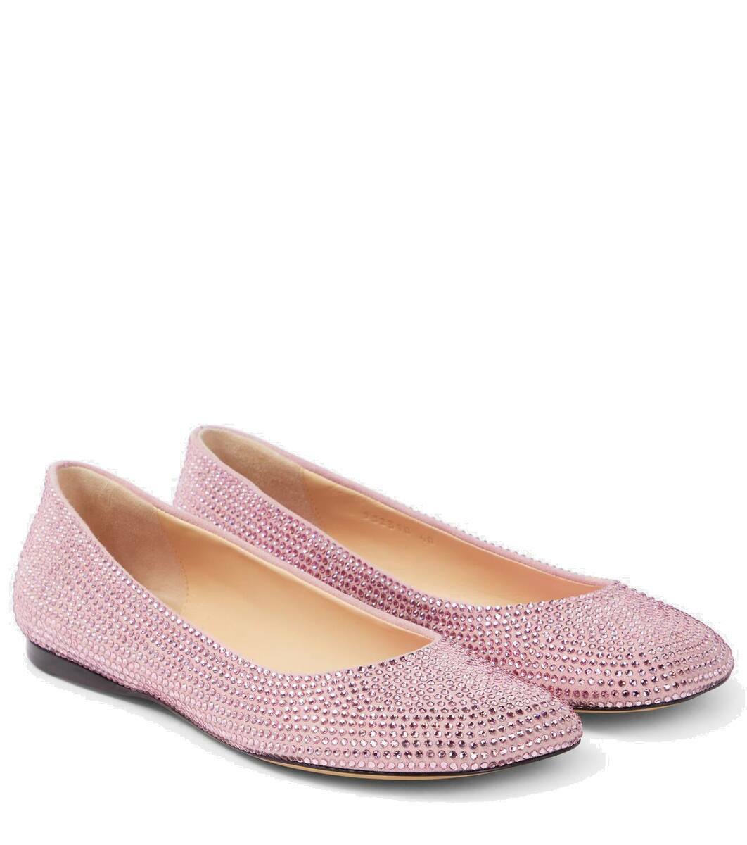 バレエシューズ LOEWE EMBELLISHED SUEDE TOY BALLERINAS Loewe Embellished Suede Toy Ballerinas | italist
