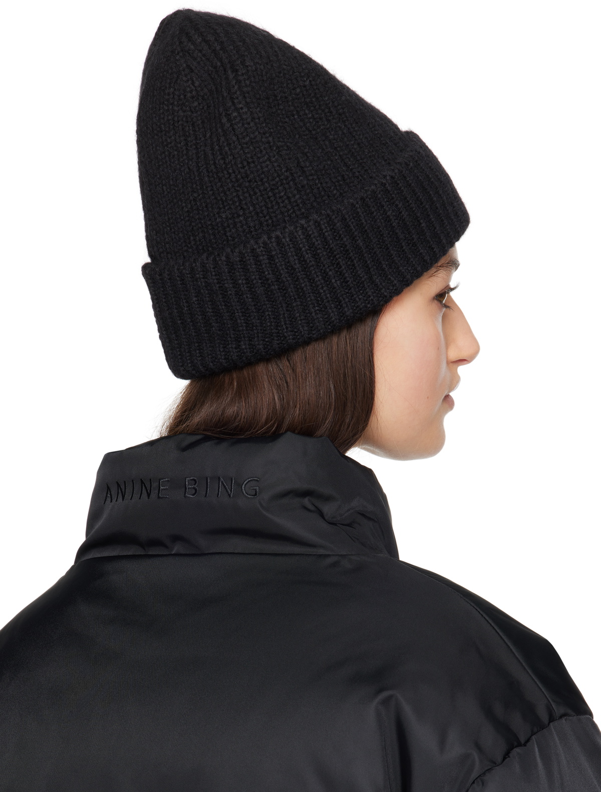 ANINE BING Black Elia Beanie ANINE BING