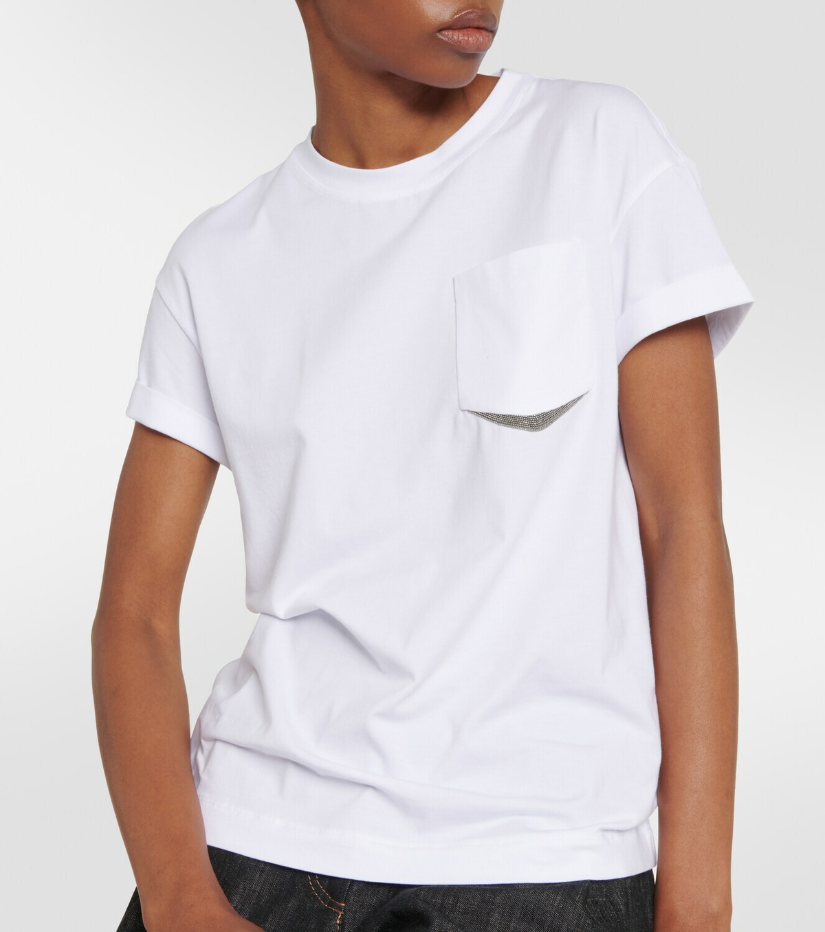 Brunello Cucinelli | Jersey Crew Neck T-Shirt