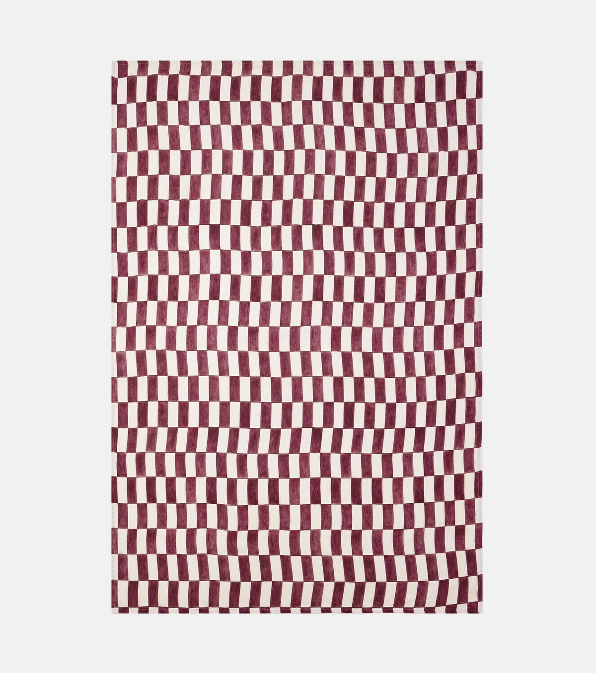 Once Milano Checked linen tablecloth