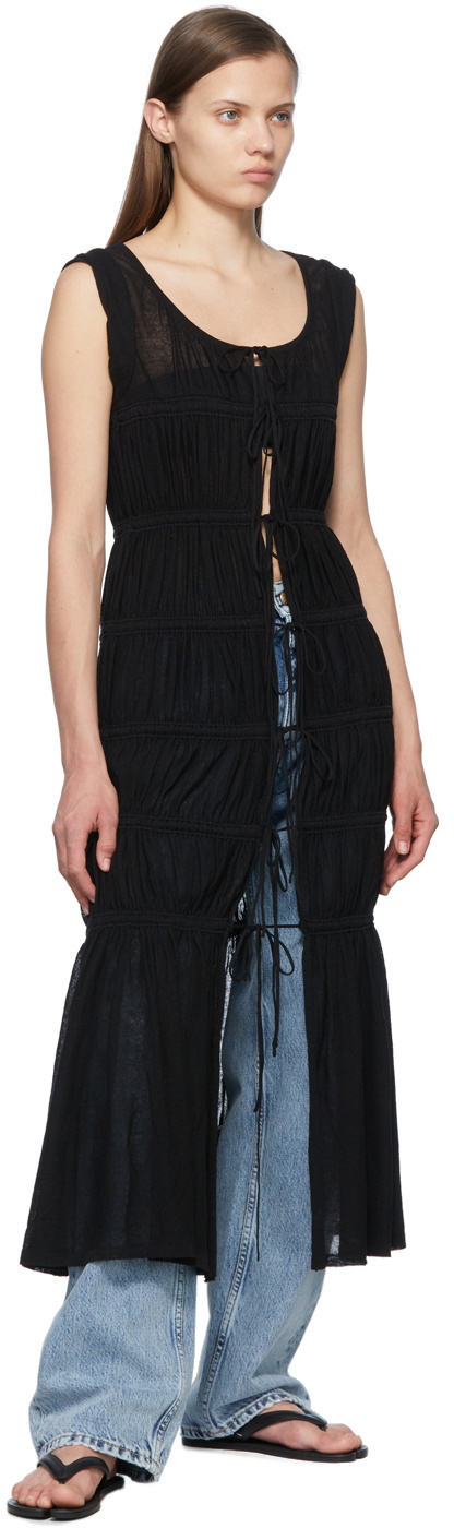 PERVERZE Black Cotton Dress