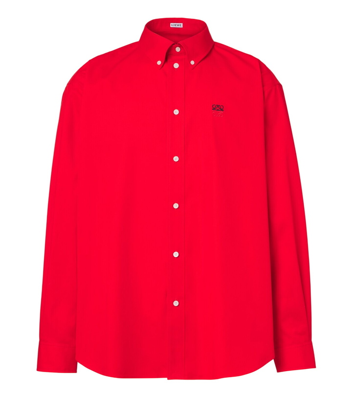 Photo: Loewe Anagram cotton twill shirt