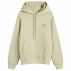 Maison Kitsuné Men's Bold Fox Head Patch Comfort Hoodie in Ash Tree
