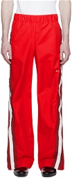 Commission Red Jitsu Track Pants