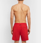 Derek Rose - Aruba Slim-Fit Mid-Length Swim Shorts - Red
