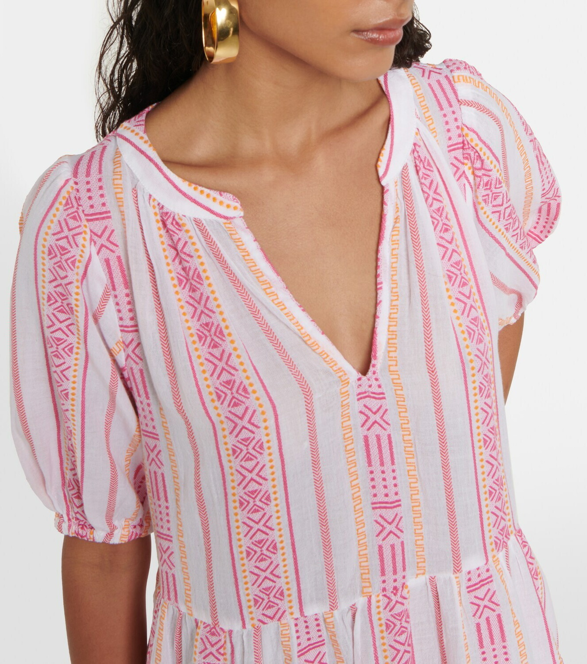 Velvet Monique jacquard cotton minidress Velvet