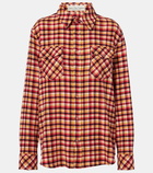 God's True Cashmere Time plaid cashmere shirt