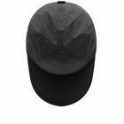 CAYL Men's Stretch Nylon 6 Panel Cap in Black