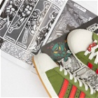 Adidas TMNT Shelltoe Sneakers in Craft Green/Pantone/Shadow Green