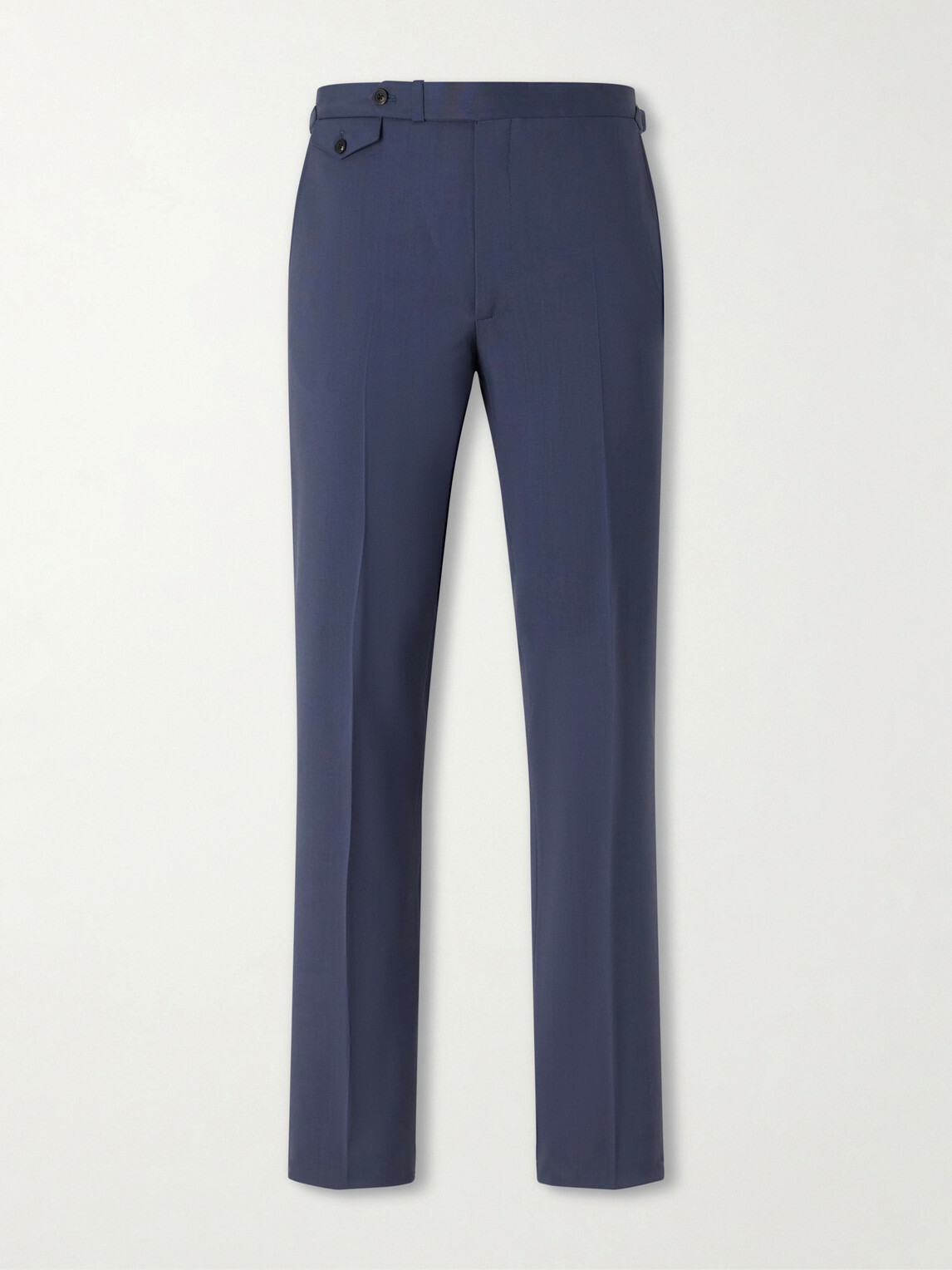J. Mueser - Waverly Straight-Leg Wool Twill Suit Trousers - Blue