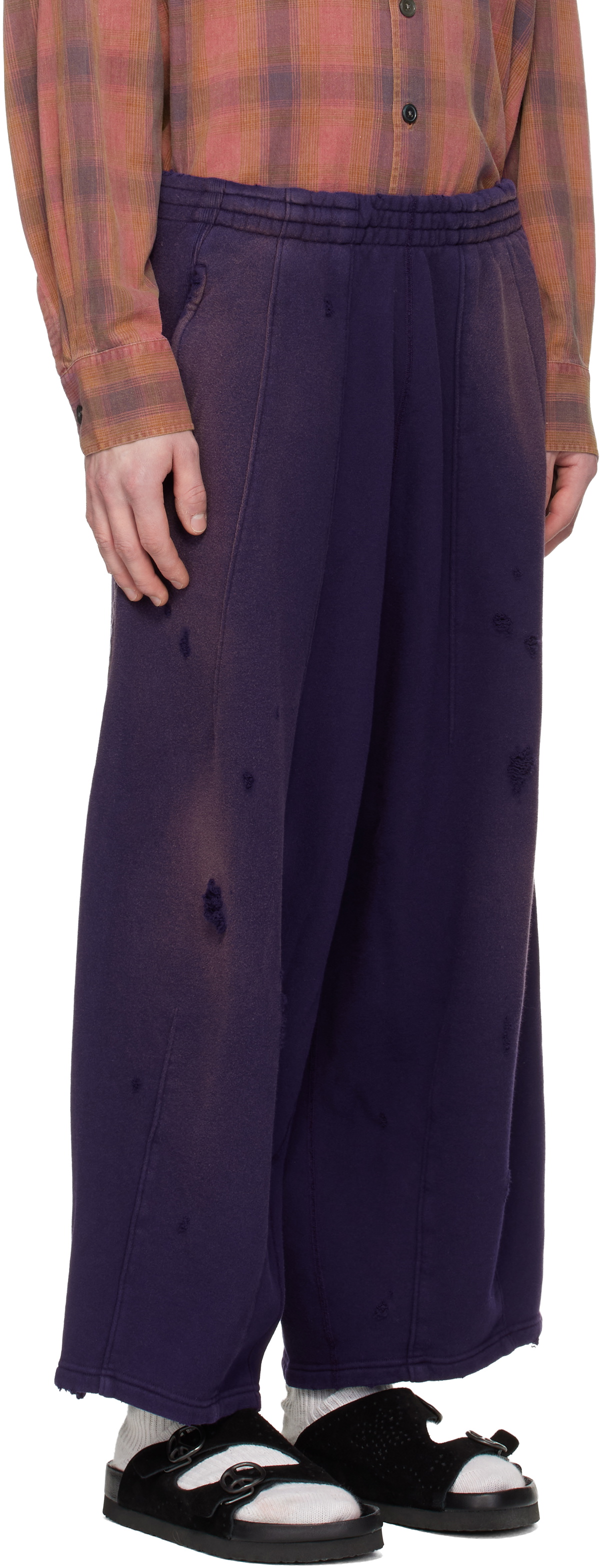 NEEDLES Purple Darts H.D. Sweatpants