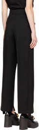 Stella McCartney Black Creased Trousers