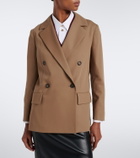 'S Max Mara Double-breasted virgin wool blazer