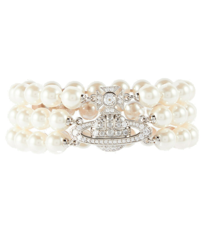 Photo: Vivienne Westwood Graziella embellished faux pearl bracelet