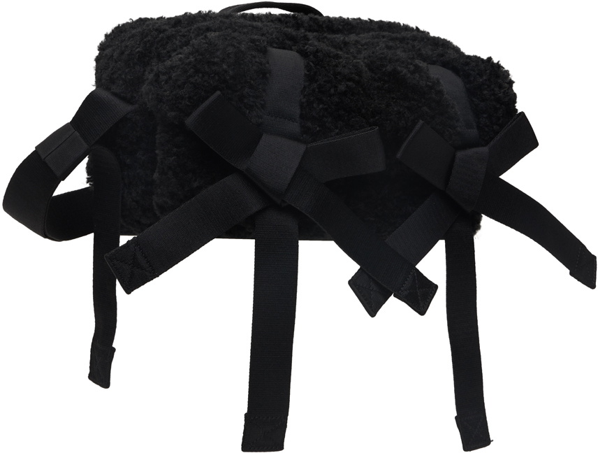 Simone Rocha Black Classic Bow Crossbody Bag