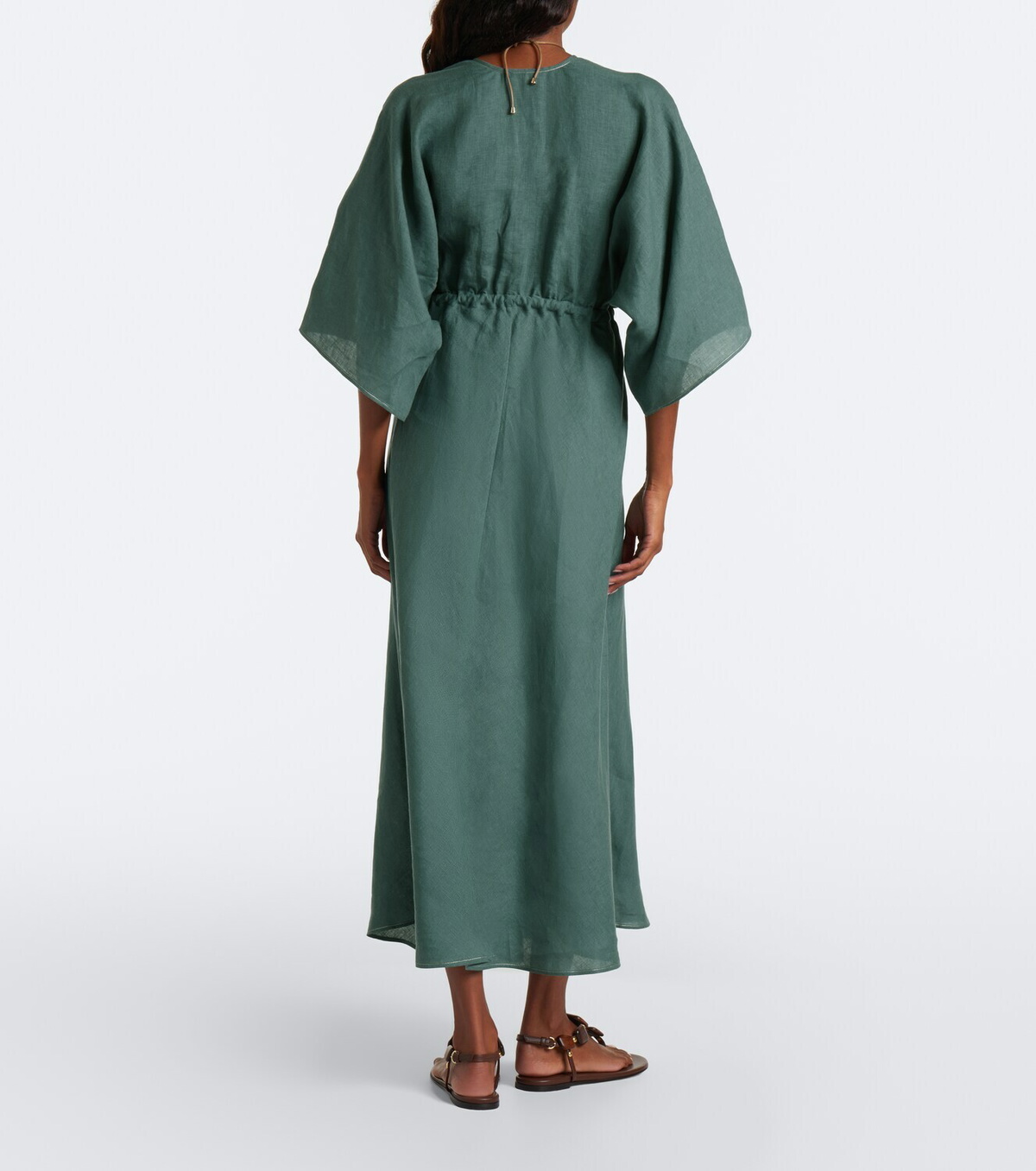 Eres Brilliance linen midi dress