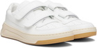Acne Studios White Velcro Strap Sneakers