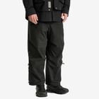 Poliquant Men's Changing Length Wide Zip Up Tucked Trousers in Black