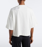 Max Mara Floral-appliqué cotton jersey T-shirt