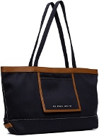 PS by Paul Smith Navy Embroidered Tote