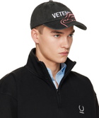 VETEMENTS Black Flame Logo Cap