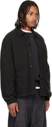 visvim Black Travail Coverall Moleskin DMGD Jacket