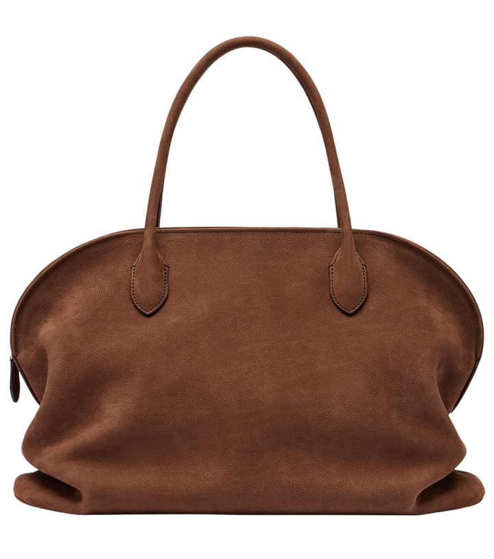 Photo: The Row Agnes 15 leather tote bag