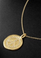 Ileana Makri - Peaceful Gold Diamond Pendant Necklace