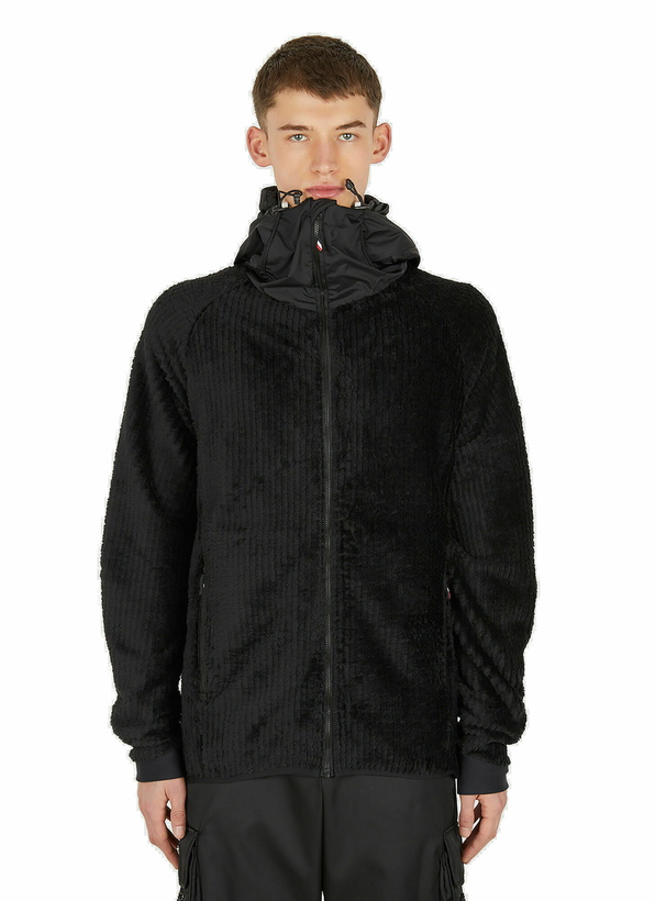 Photo: Hooded Zip Jacket in Black