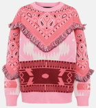 Alanui - Wool jacquard sweater
