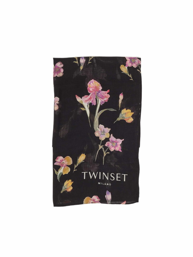Photo: TwinSet Stola Con Stampa A Fiori Scarf