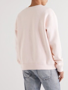Isabel Marant - Mikolo Appliquéd Cotton-Blend Jersey Sweatshirt - Pink