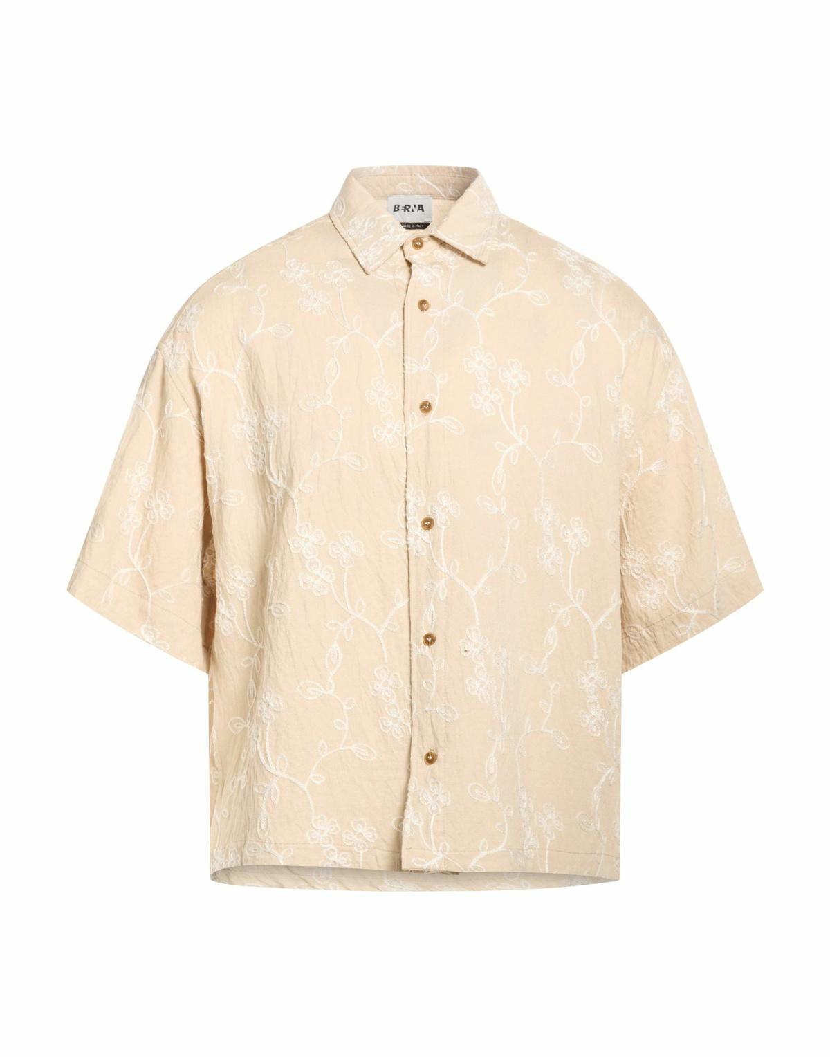 Berna Mens Shirt in Beige