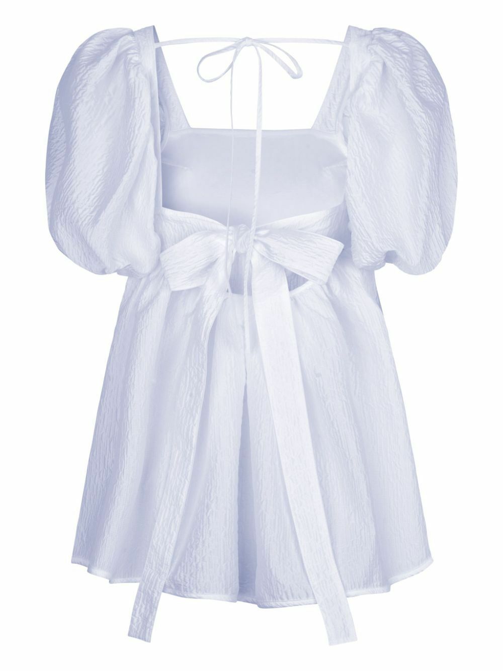 ALMA | TOP STRIA MATELASSE WHITE