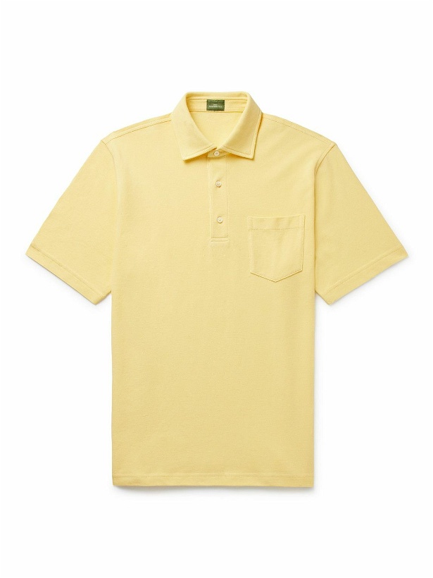 Photo: Sid Mashburn - Pima Cotton-Piqué Polo Shirt - Yellow
