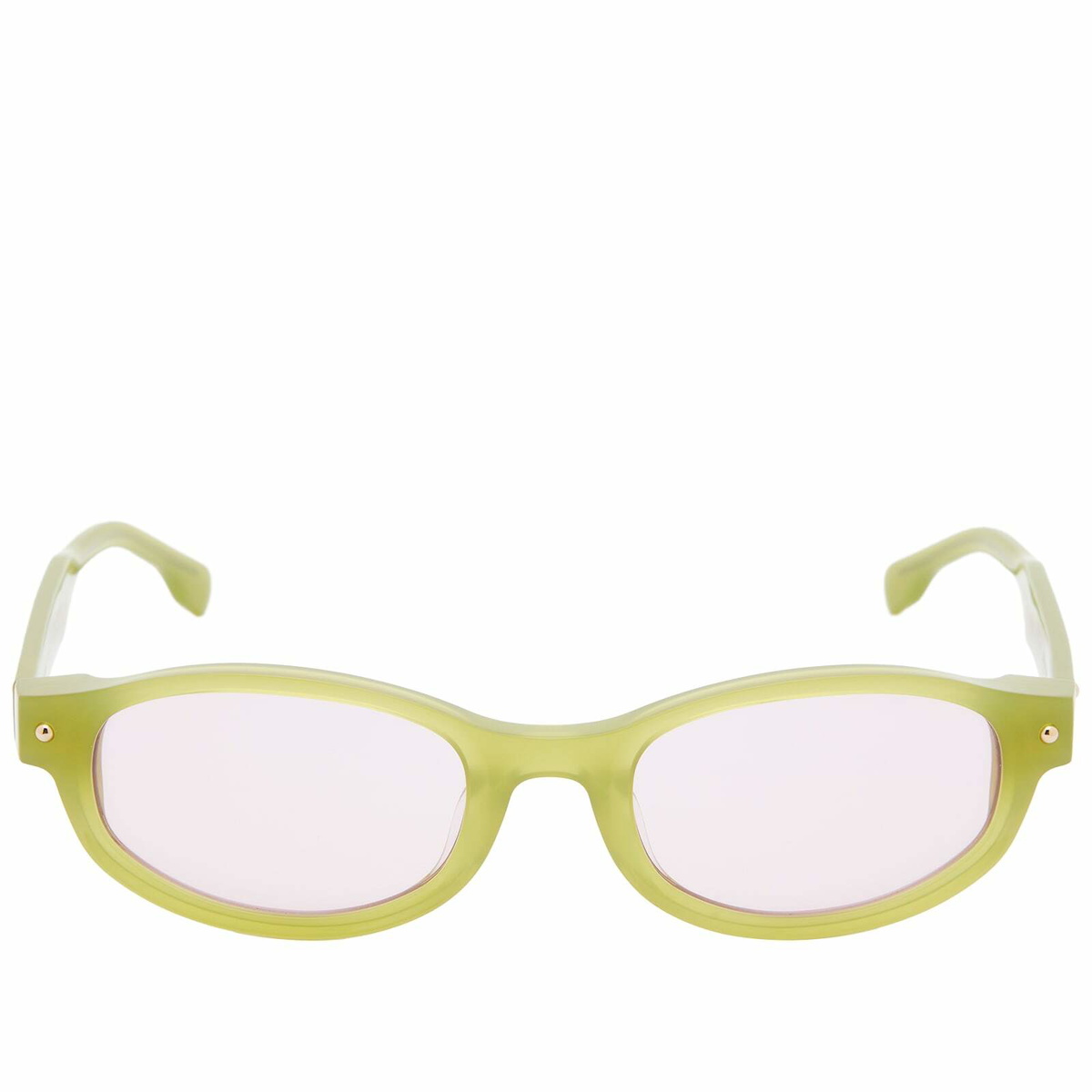 Bonnie Clyde Women's Roller Coaster Sunglasses in Green/Fucihsia 