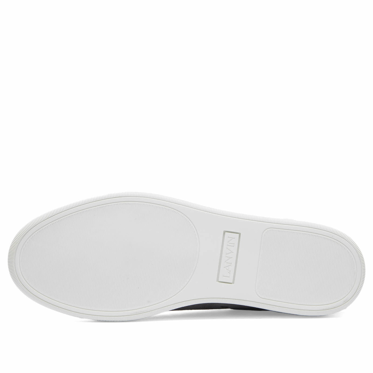 Lanvin Men's DBB1 High Shine Toe Cap Sneaker in Grey