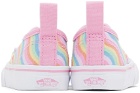 Vans Baby Multicolor Wavy Rainbow Authentic Sneakers