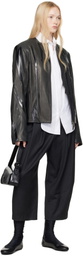 ADER error Black Product. 14 Leather Jacket