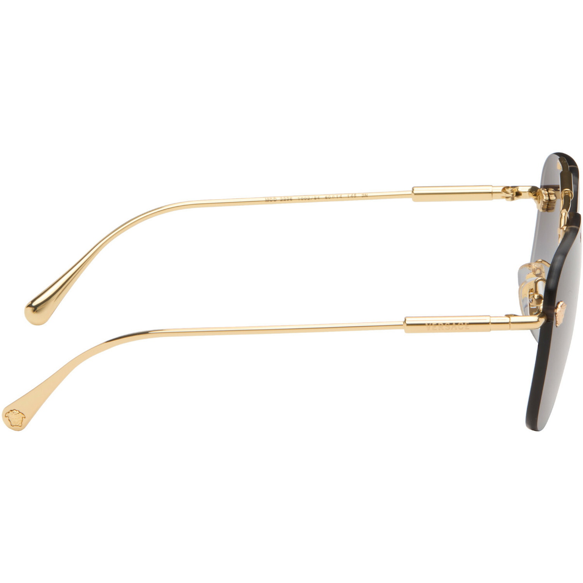 Versace Gold Aviator Sunglasses