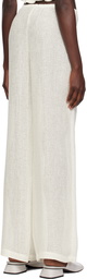 LESET White Stella Lounge Pants
