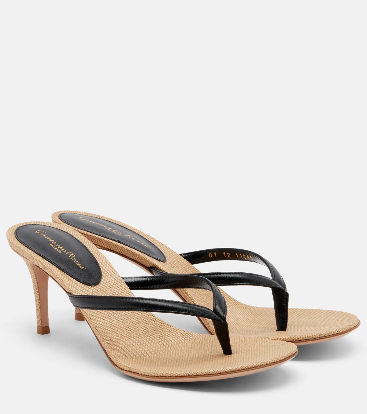 Gianvito Rossi Calypso leather thong sandals