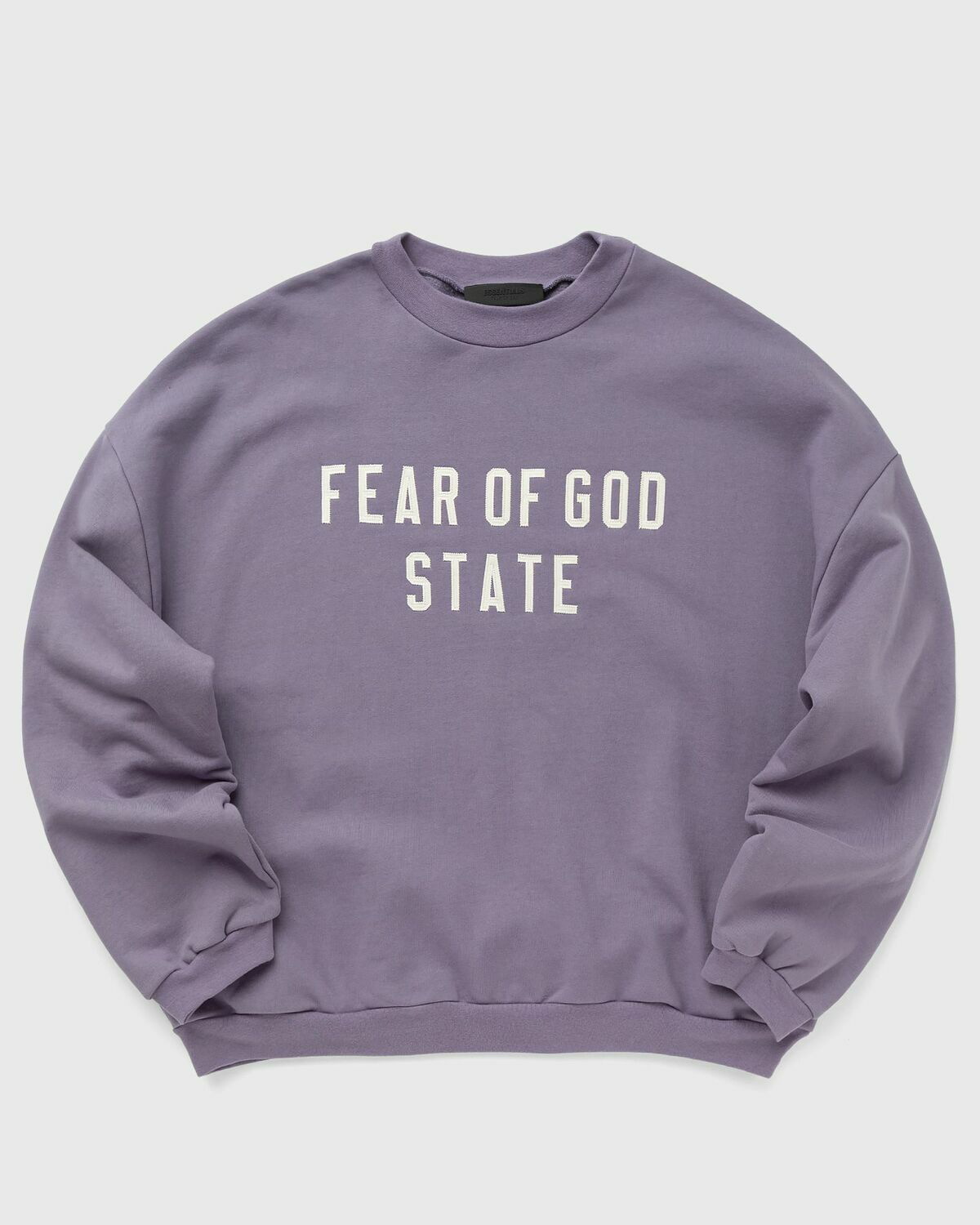 Fear Of God Essentials Heavy Fleece Crewneck Purple