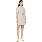 Burberry Beige Check Minidress