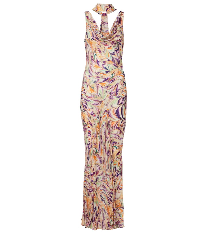 Photo: Alexandra Miro Harper printed maxi dress