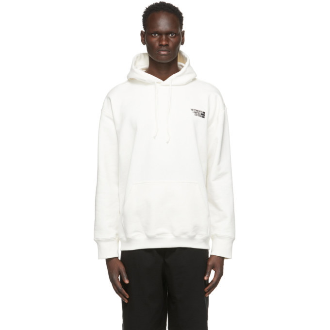 Photo: VETEMENTS White Limited Edition Hoodie