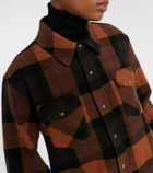 God's True Cashmere Checked cashmere shirt